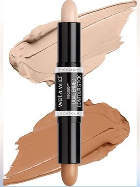 wet n wild Dual-Ended Contour & Highlight Stick — Beige and Tan
